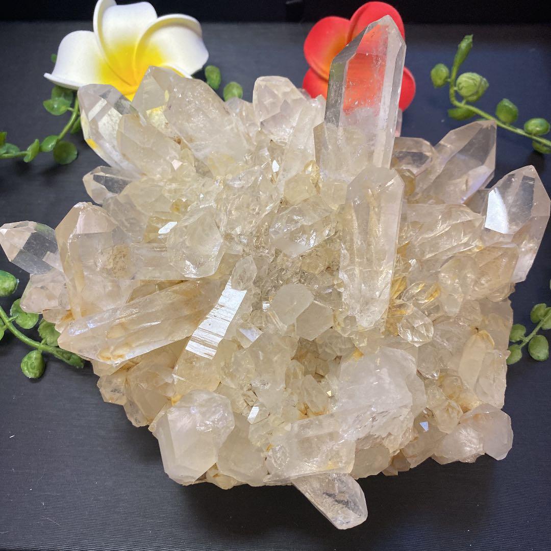 ヒマラヤ パキスタン イッシュコーマン産クラスター ガネーシュヒマール産ヒマラヤ水晶クラスター｜マライカ公式通販