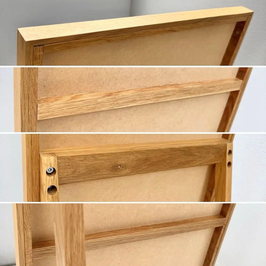 美品✴︎廃盤✴︎無印良品 オーク スタンドミラー 大 姿見 北欧