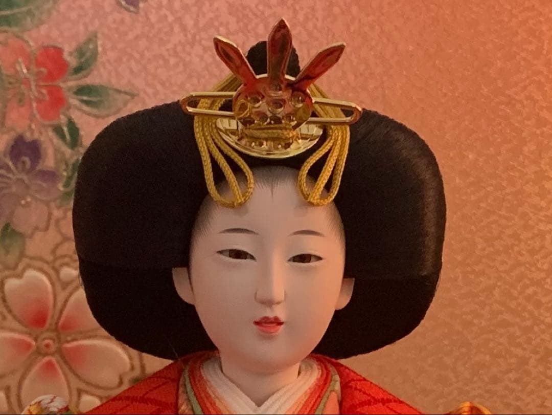 元祖⭐︎白蛇の御守屋yuki　愛らしい美男美女　親王飾り　雅秀作