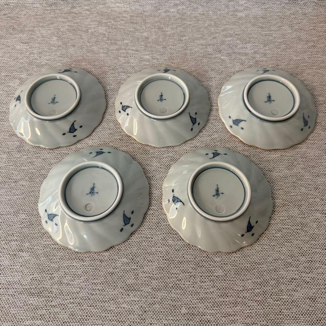 伊万里鍋島焼 瀬兵窯 古伊万里藤花 小皿 5枚 - メルカリ