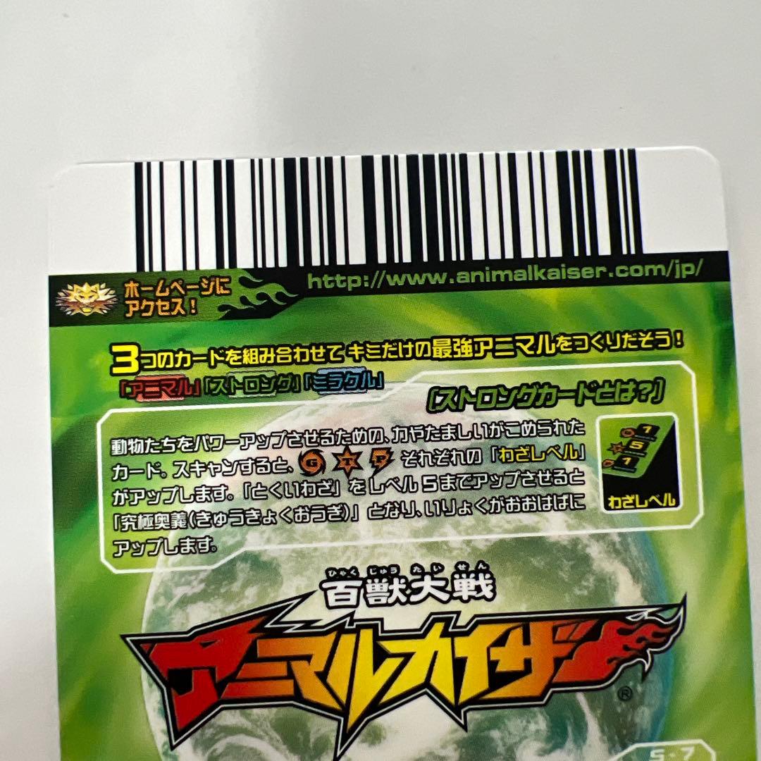 アニマルカイザー 銀レア 絶対なる存在 - メルカリ