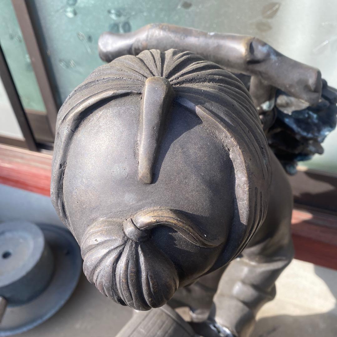 銅 ブロンズ製 二宮金次郎像 高さ95 cm - メルカリ