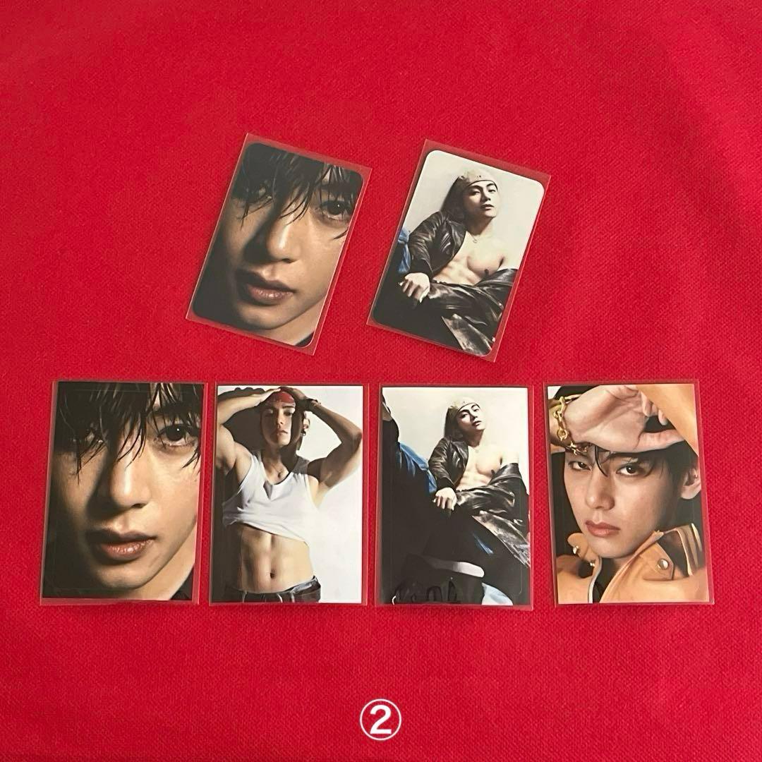 BTS ロングステッカー・ステッカー・ホログラム両面フォトカード等♡V