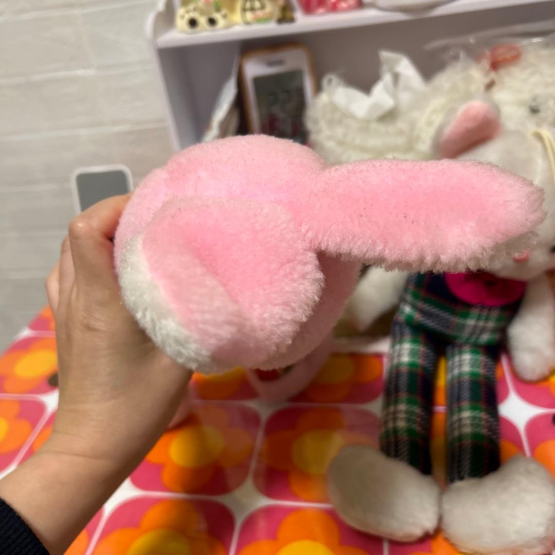 昭和レトロ レトロファンシー 足長ぬいぐるみ 昭和猫 昭和ウサギ