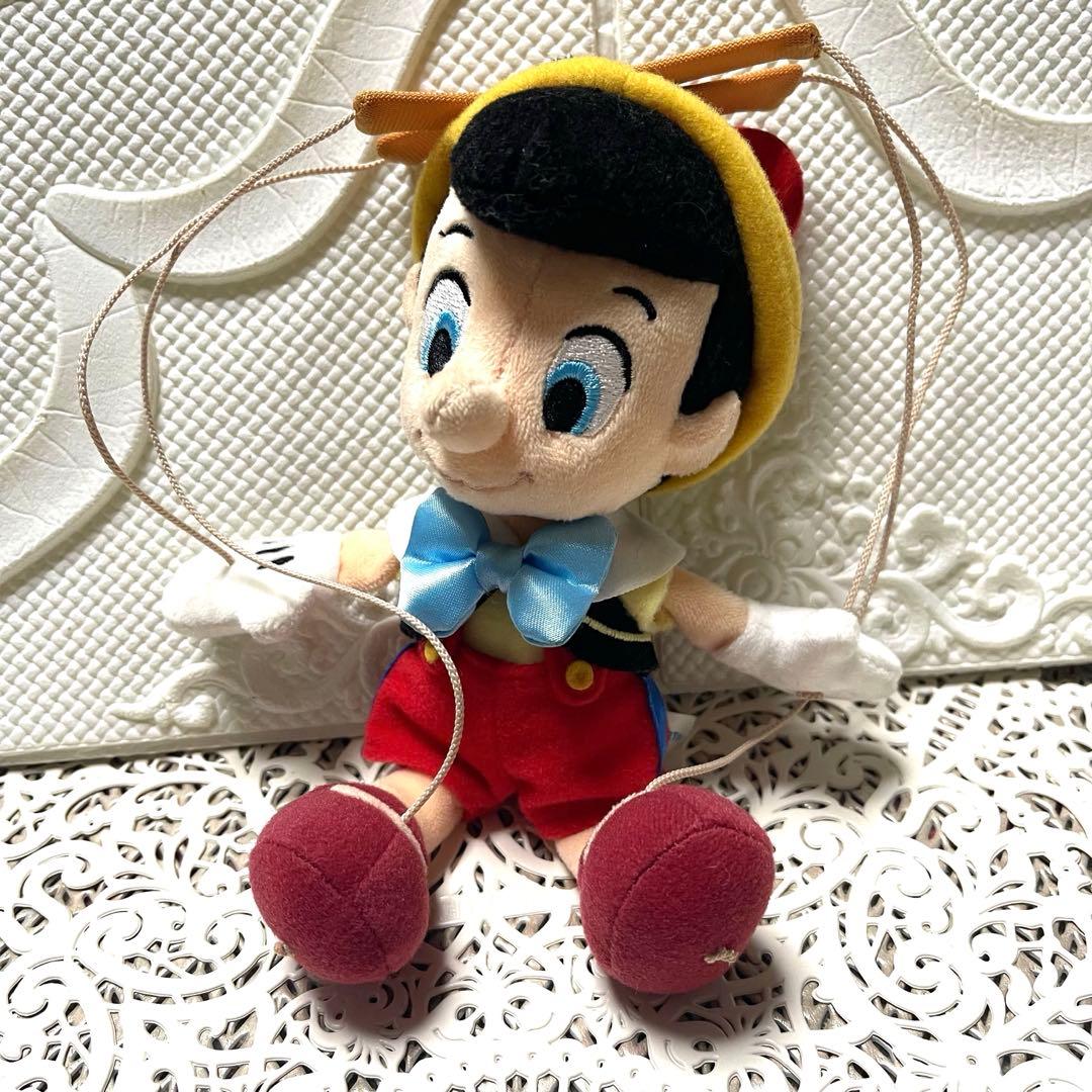 ディズニーリゾート限定 ピノキオ マリオネット ぬいぐるみバッジ