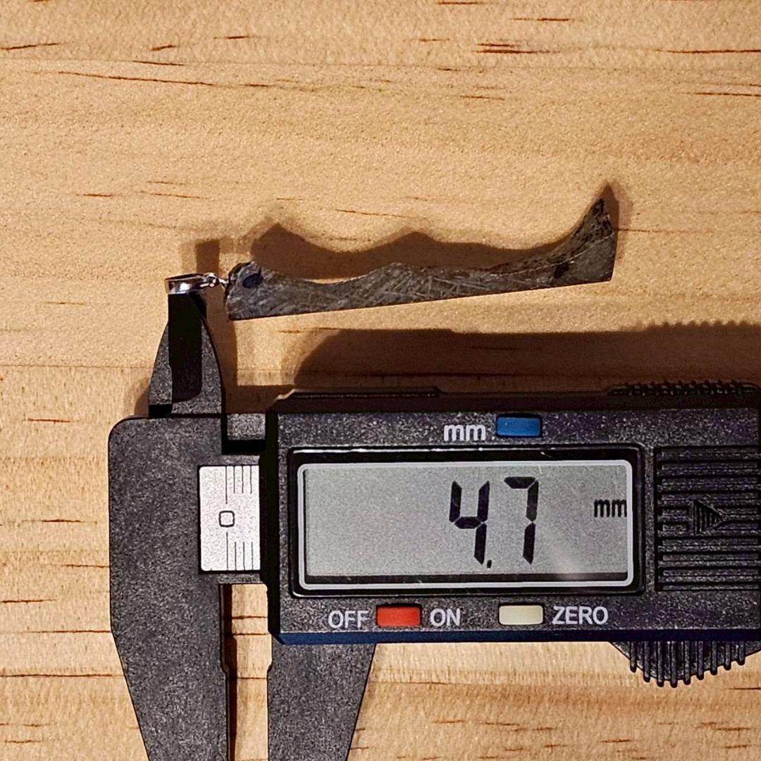 アキムネ様専用】ギベオン隕石 ペンダントトップのみ【鑑別書付