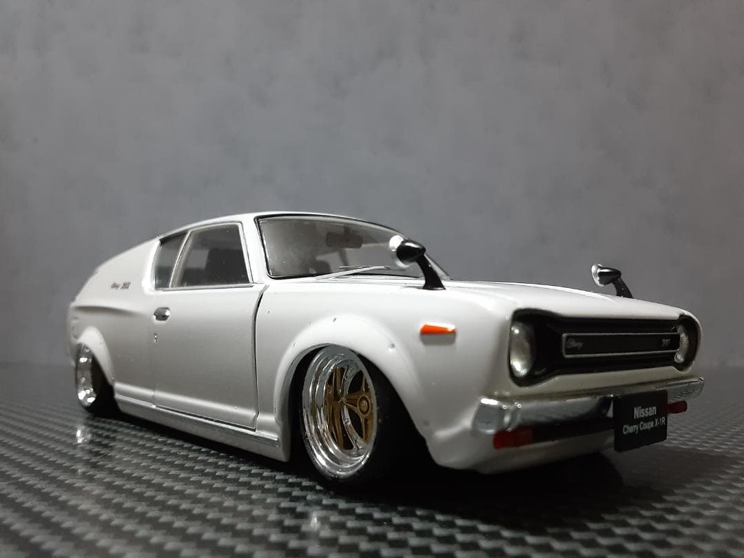 Hachette 1/24 日産 チェリー クーペ カスタム改 ローダウン - メルカリ