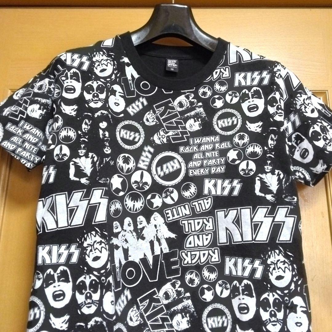 未使用 キッス KISS バンド ロック 総柄 Tシャツ 国内正規 - メルカリ