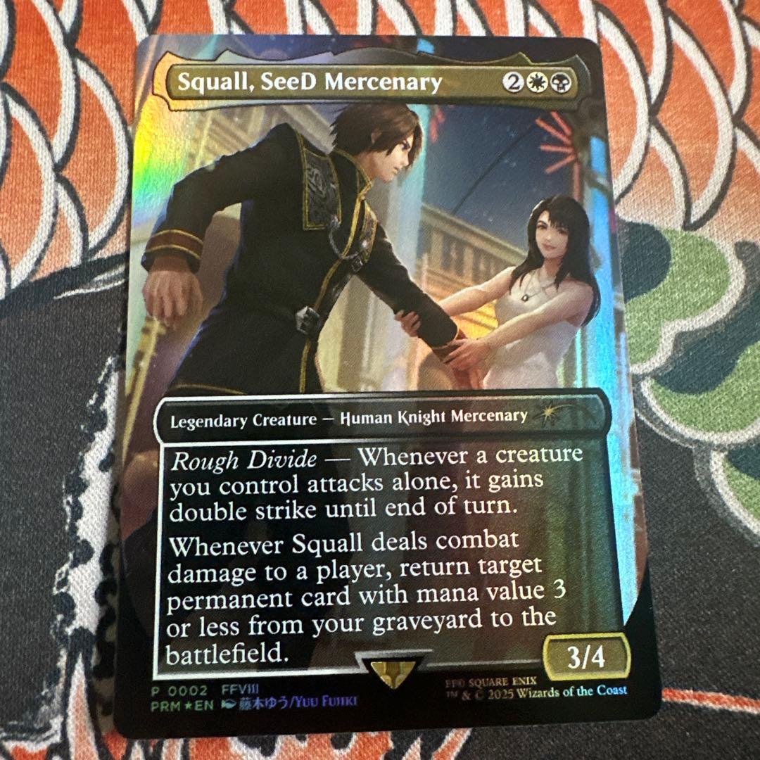 N*i様 MTG【ボーダーレス】SeeDの傭兵、スコール【ショーダウンFoil】 Foil】(402)□ボーダーレス□《SeeDの傭兵、スコール/Squall, SeeD