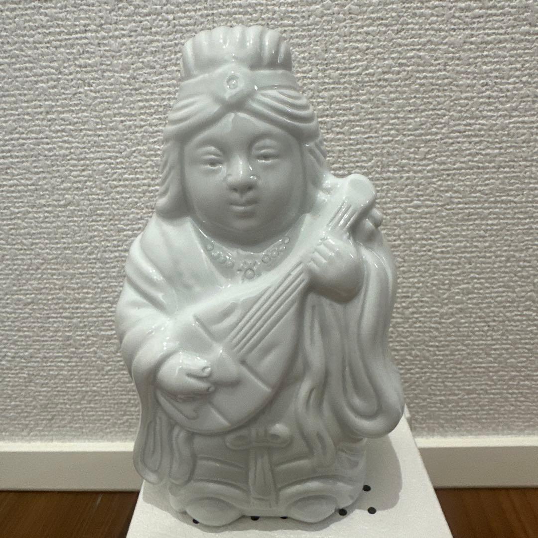有田焼 鍋島焼 繁仙作 七福神 白磁 縁起物 アンティーク ビンテージ