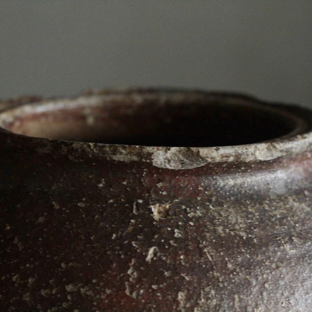 信楽焼 壺 枯れ壺 江戸期 信楽壺 古信楽 古美術 古い壺 古道具