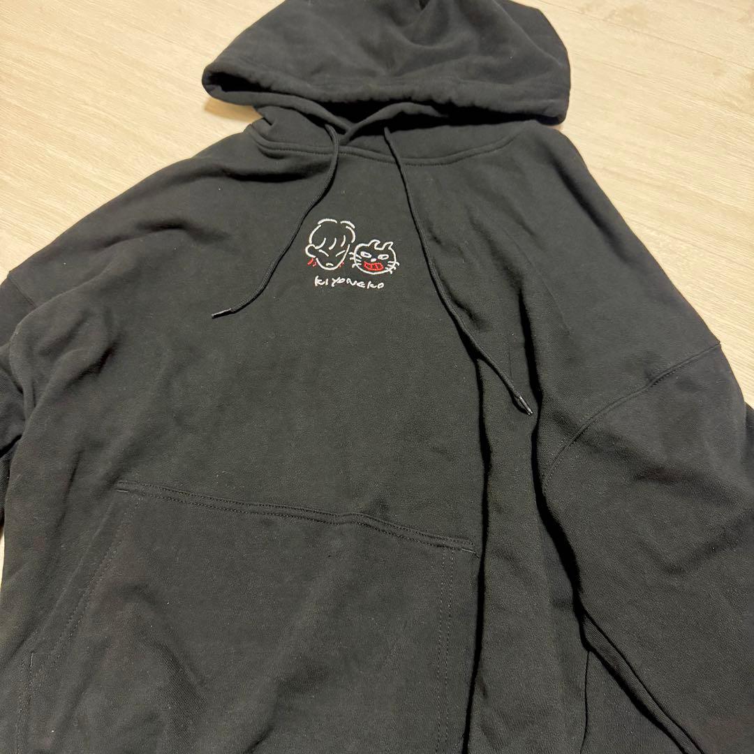 キヨの東キヨドーム キヨとキヨ猫パーカー ブラック レディース - メルカリ
