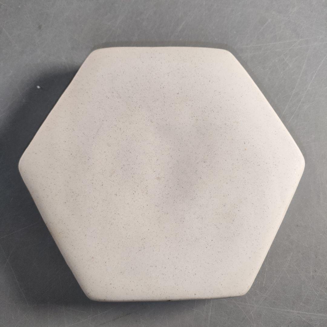 A1387-6/瀧田項一 作/上絵六角皿揃6客/共箱/飾皿/菓子皿/懐石道具