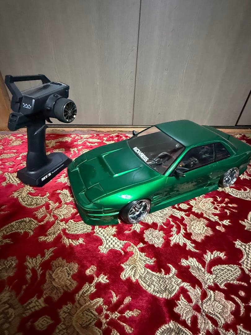 ドリラジ　シャコタンワンビア　プロポセット　即ドリ フリル付きボウタイリボンストライプワンピース