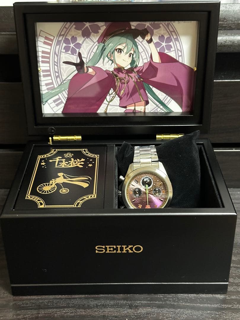 SEIKO 初音ミク 千本桜 セイコー コラボ腕時計 ～オルゴールボックス