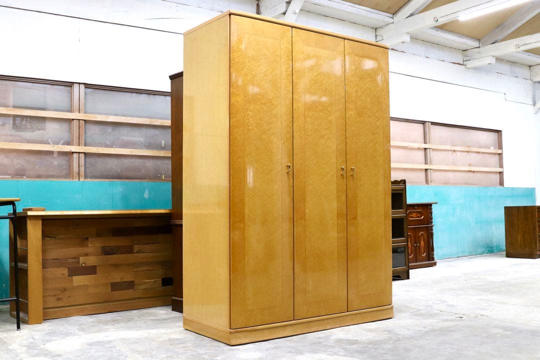 GMHK385○IDC大塚家具 松岡家具 シャンドール バーズアイメープル 洋服 GMHK385○IDC大塚家具 松岡家具 シャンドール バーズアイメープル 洋服