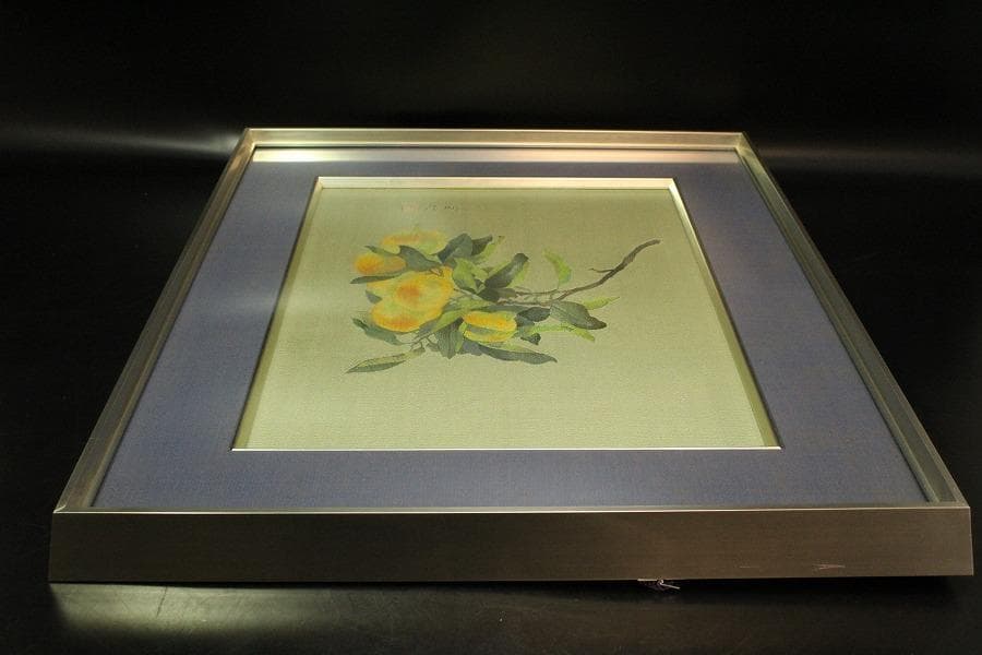 山口華楊 図案 染め裂 額装 西陣 呉服屋蔵 美品(K-LC933) - メルカリ