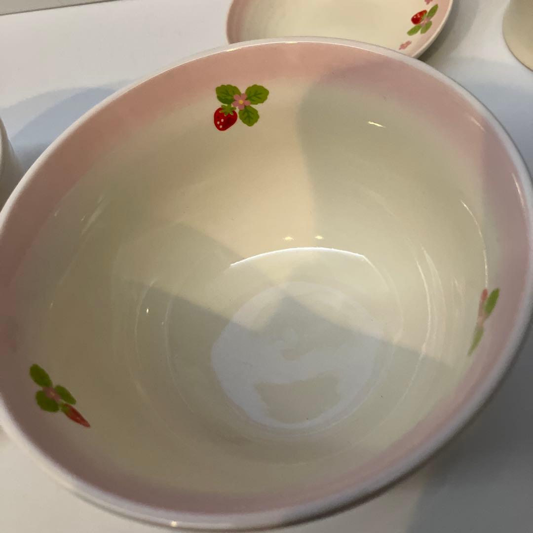 未使用 マザーガーデン 陶器 食器9点セット いちご柄 - メルカリ