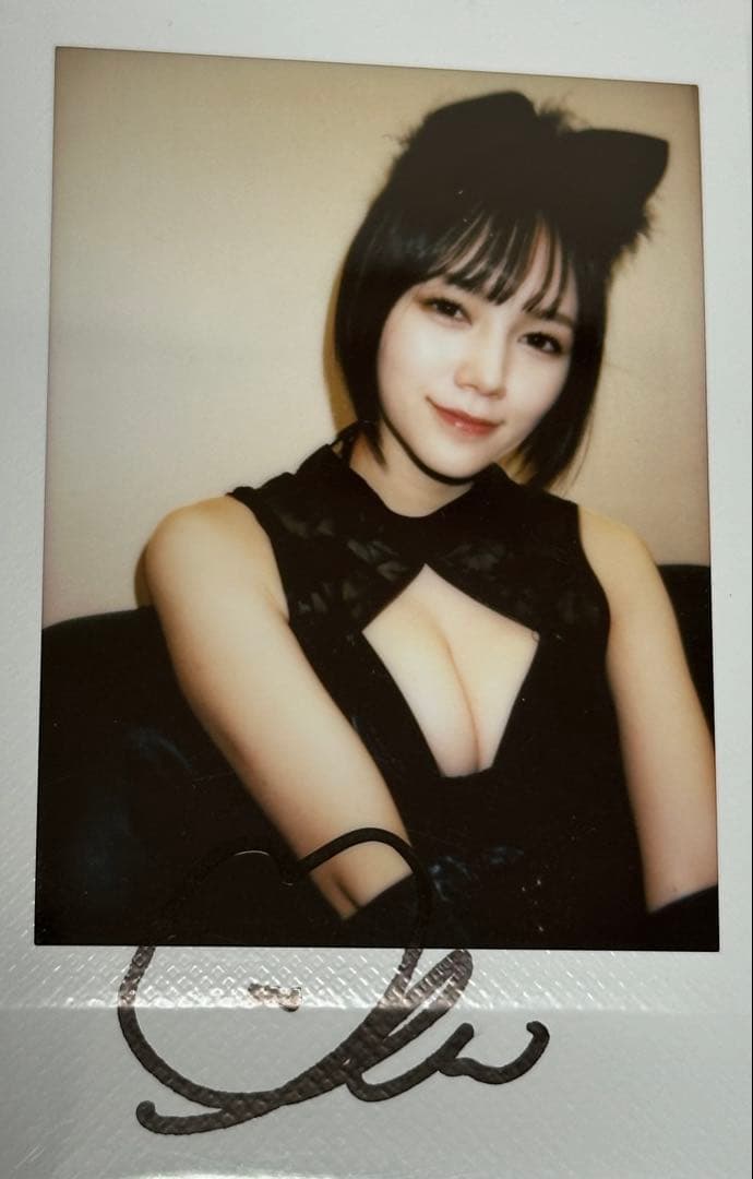 涼森れむ 直筆サイン入りチェキ チェキ コスプレ ネコ 猫 - メルカリ