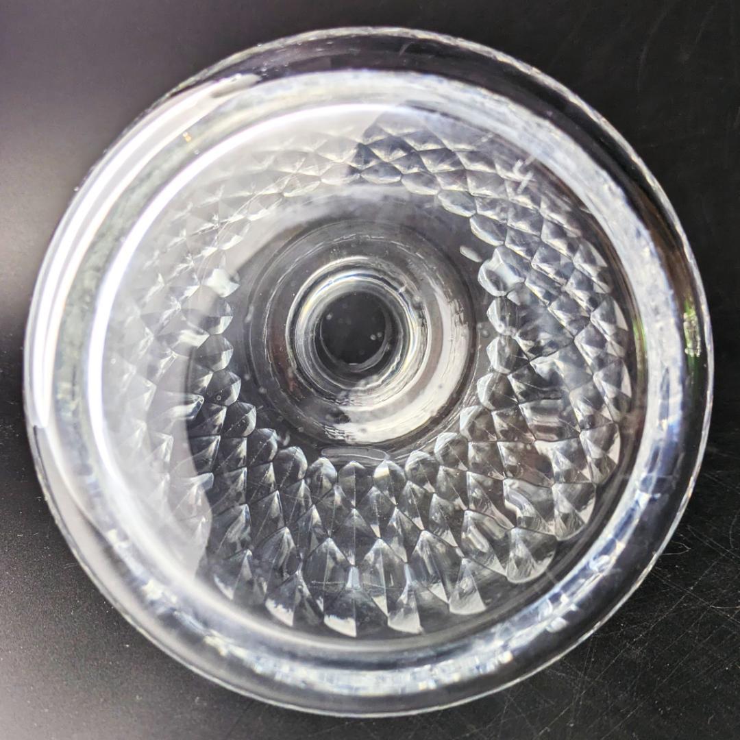 バカラ アルマニャック ダイヤカット デキャンタ 仏ヴィンテージ 刻印