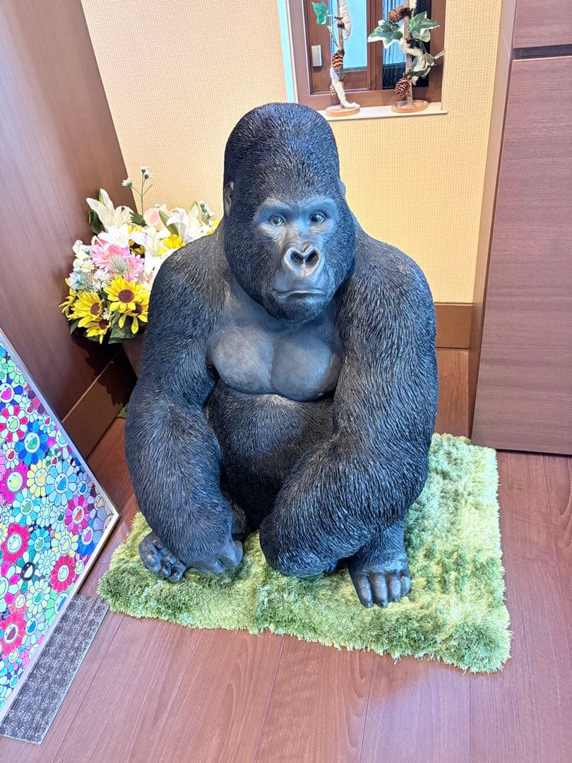KARE カレ オブジェ ゴリラ XL リアル 大型 - メルカリ