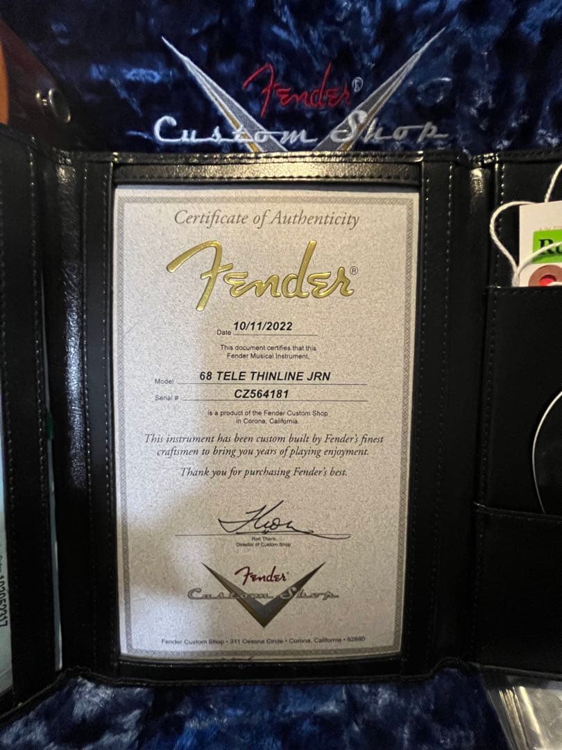 ホンマホ】fender custom shop 68 thinline - メルカリ
