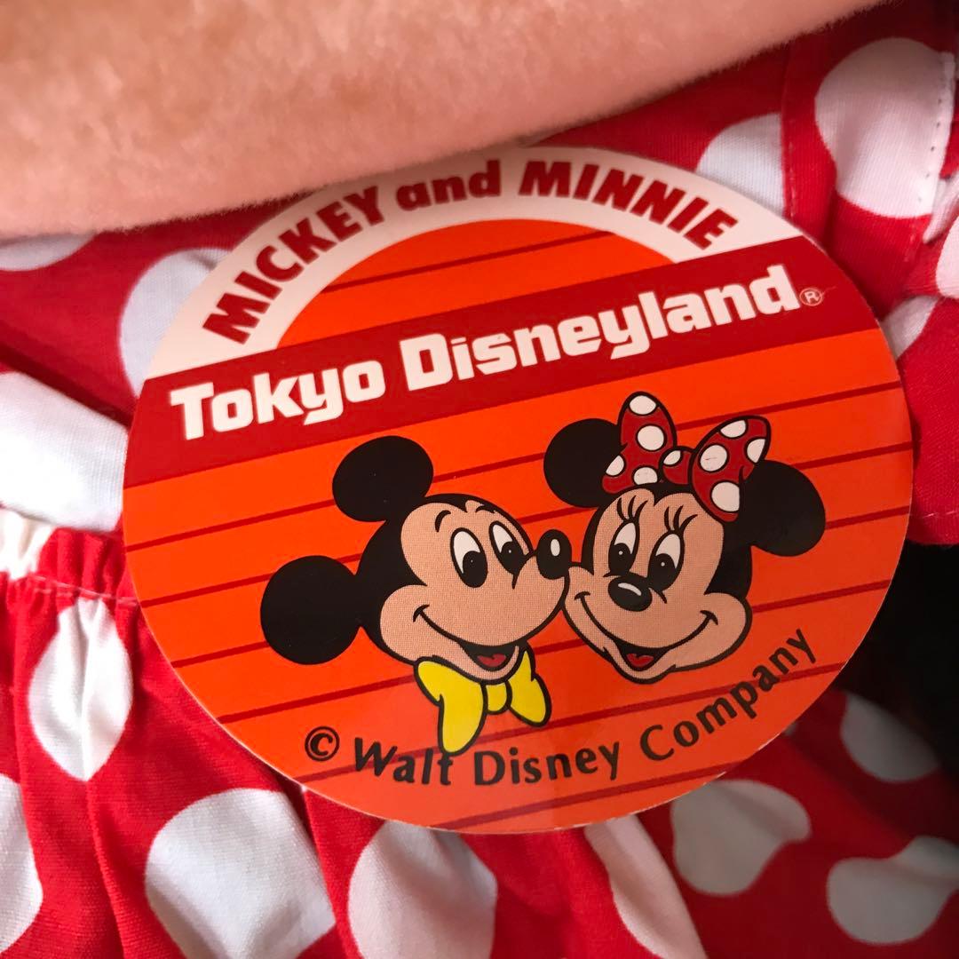 レトロ タグ付き 東京ディズニーランド ミニーマウス 特大ぬいぐるみ