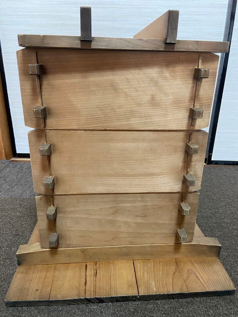 木製角【小】せいろ アンティーク レトロ 竹スノコ付き 蒸し器 - メルカリ