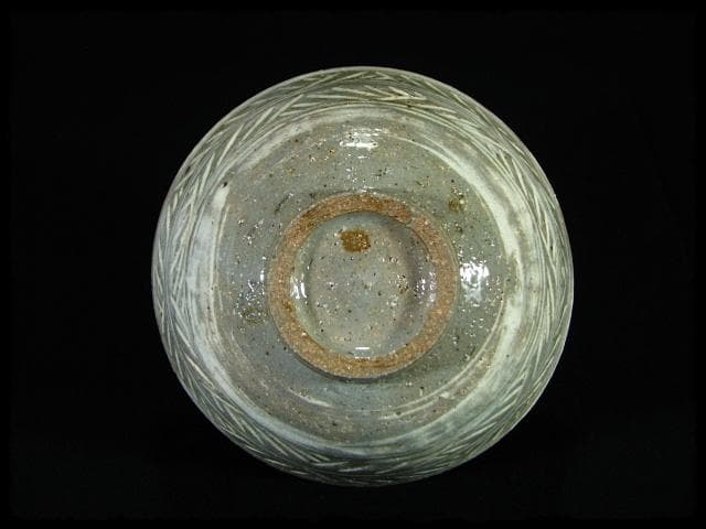 彫三島 茶碗 信楽 奥田 英山 茶道具 c571 - メルカリ