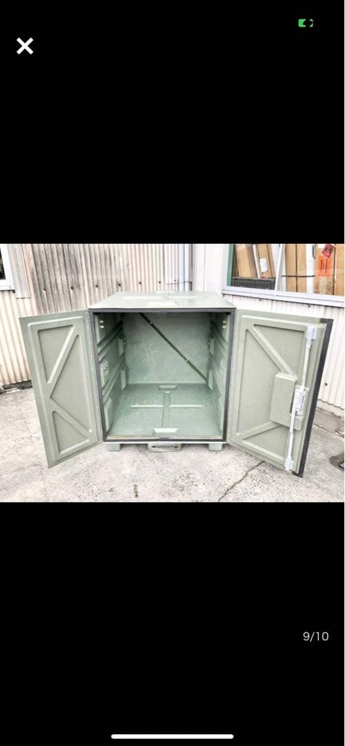 米軍放出品】ミニコンテナ ミリタリー 世田谷ベース 収納庫 - メルカリ