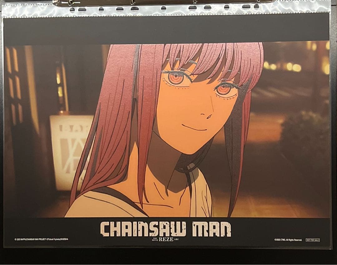 台湾 限定 映画 チェンソーマン レゼ マキマ A3 夜光ポスター ポスター