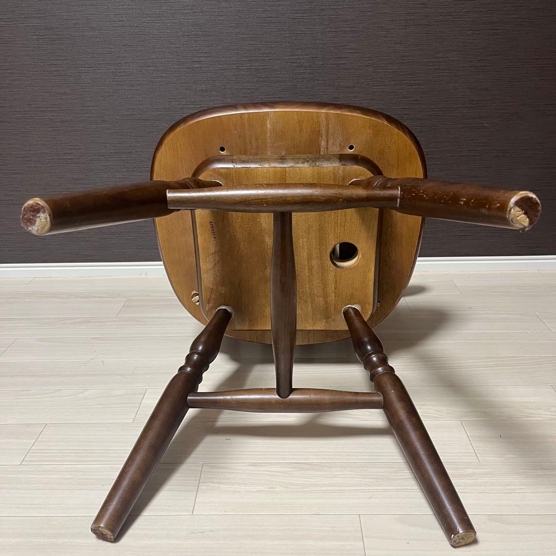 希少 飛騨家具 ウィンザーチェア 回転チェア 昭和レトロ ヴィンテージ