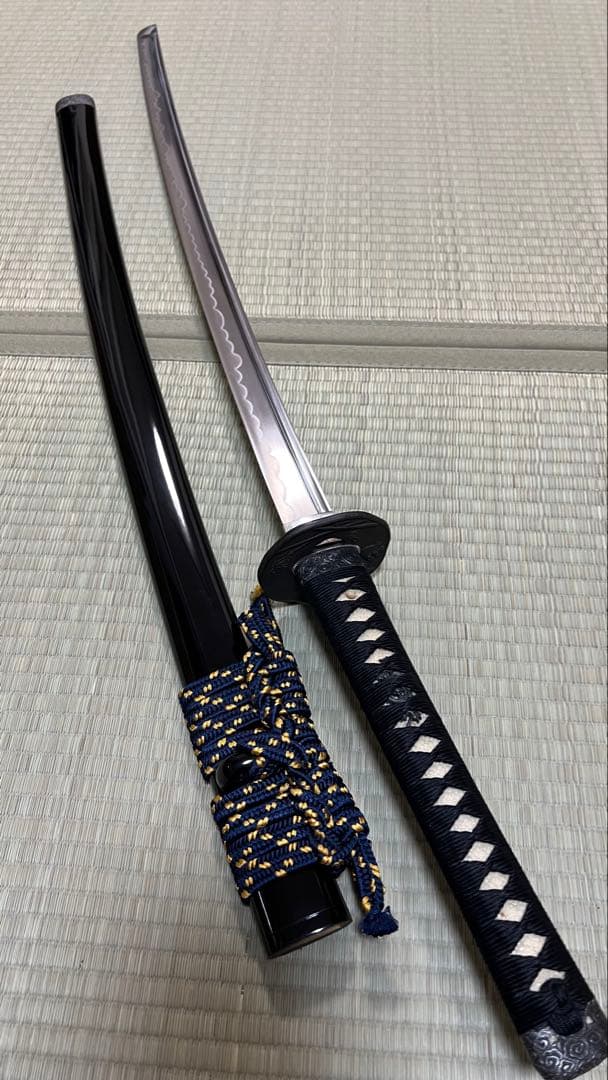 2尺3寸5分】 濃州堂 奥伝 真剣作 拵え 最高級 居合刀 模造刀 銀鎺