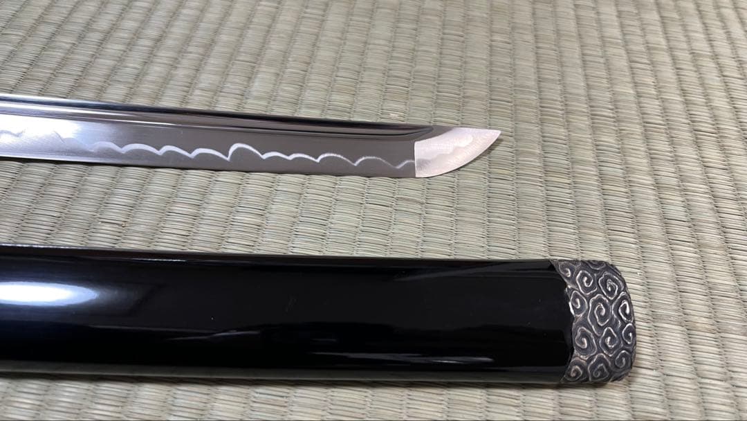 2尺3寸5分】 濃州堂 奥伝 真剣作 拵え 最高級 居合刀 模造刀 銀鎺