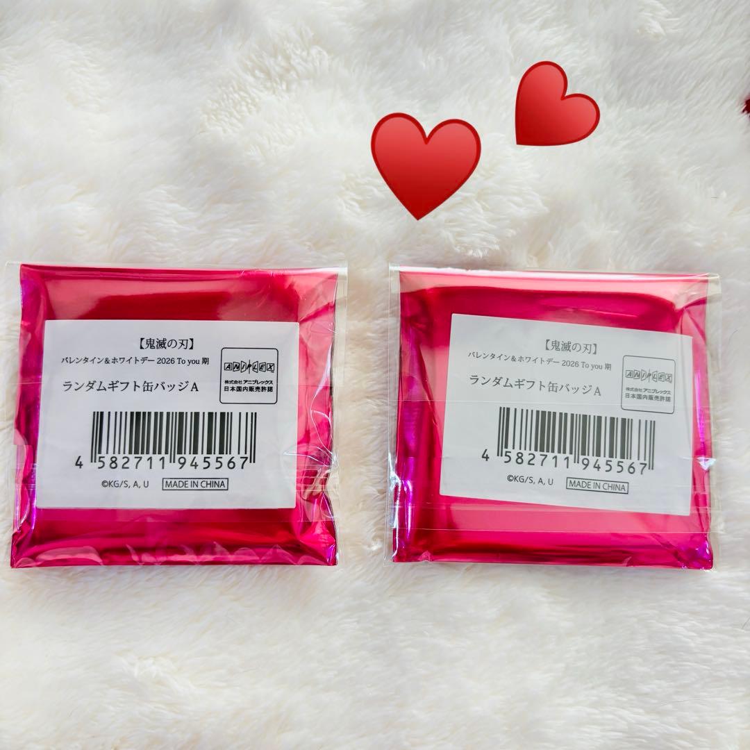 鬼滅の刃 バレンタイン＆ホワイトデー2026 ランダムギフト缶バッジ 宇