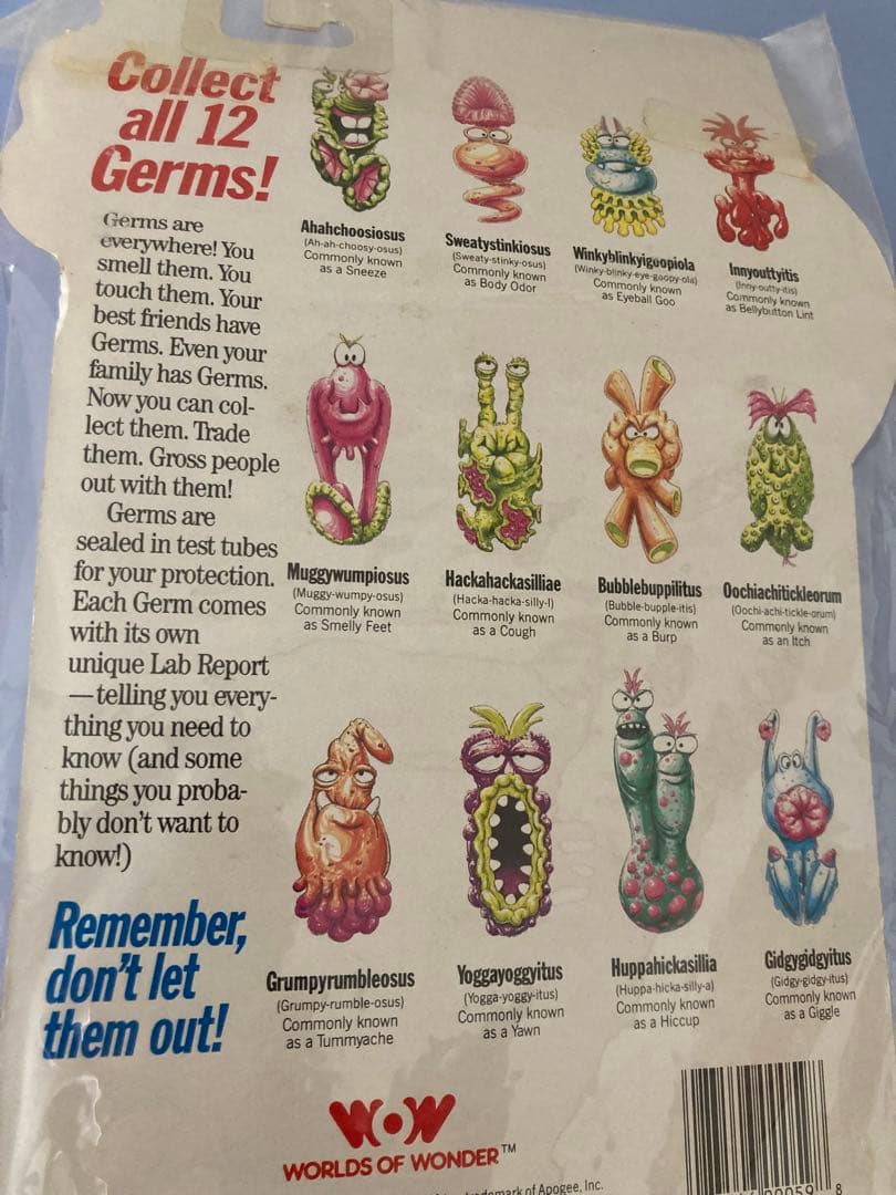 GERMS ジャームスモンスター 1988年 12個セット | Mua sắm tại Mercari