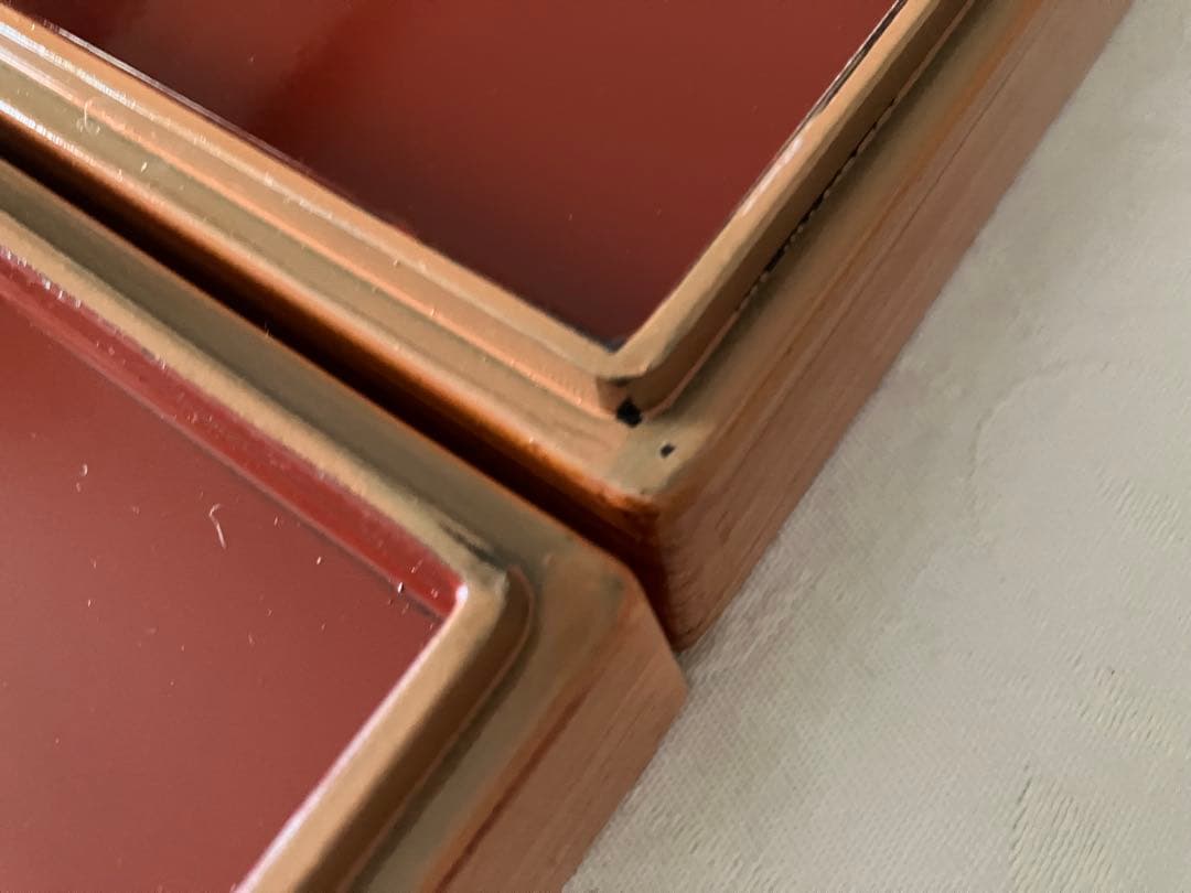 未使用❤️デリカバッド 漆塗り両目使い 5脚セット お正月 雛祭り 行事