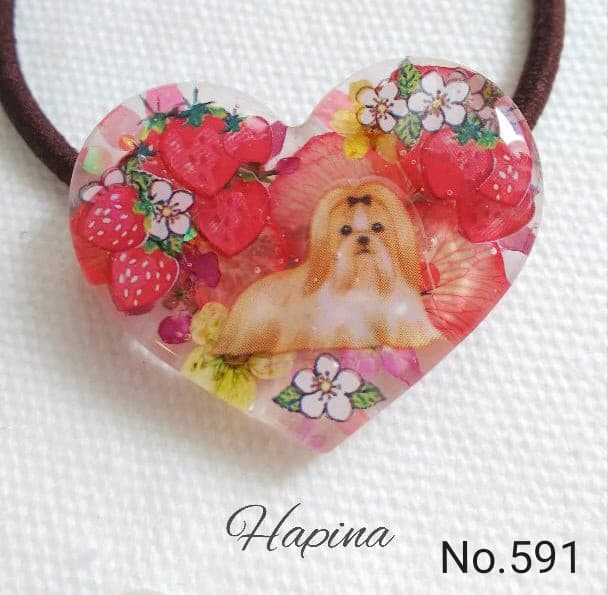 NO.452❤猫ちゃん3姉妹 Xmas❤レジンヘアゴム ブローチ