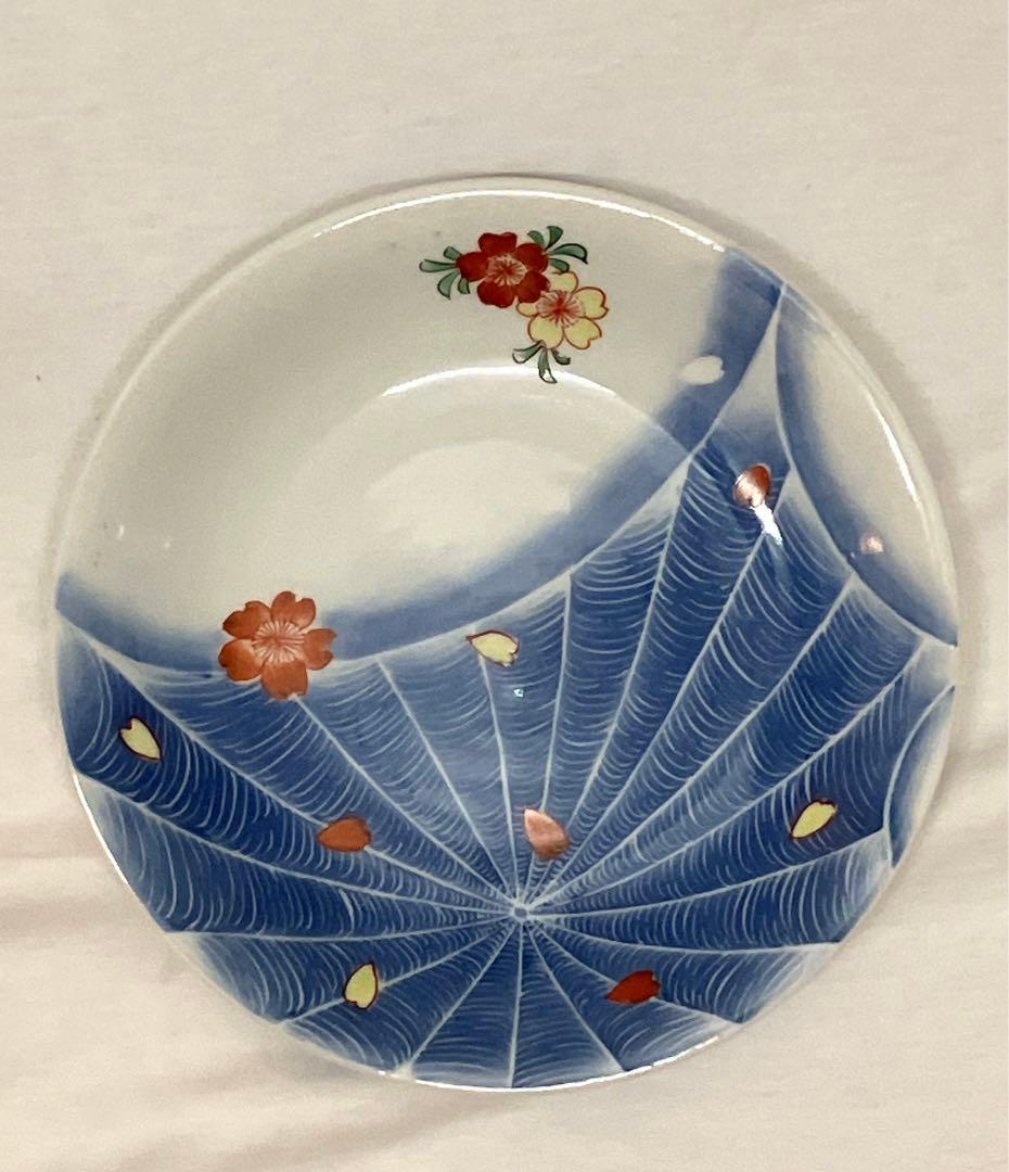 伊万里焼瑠璃釉龍に鳳凰図大皿 [B31626]