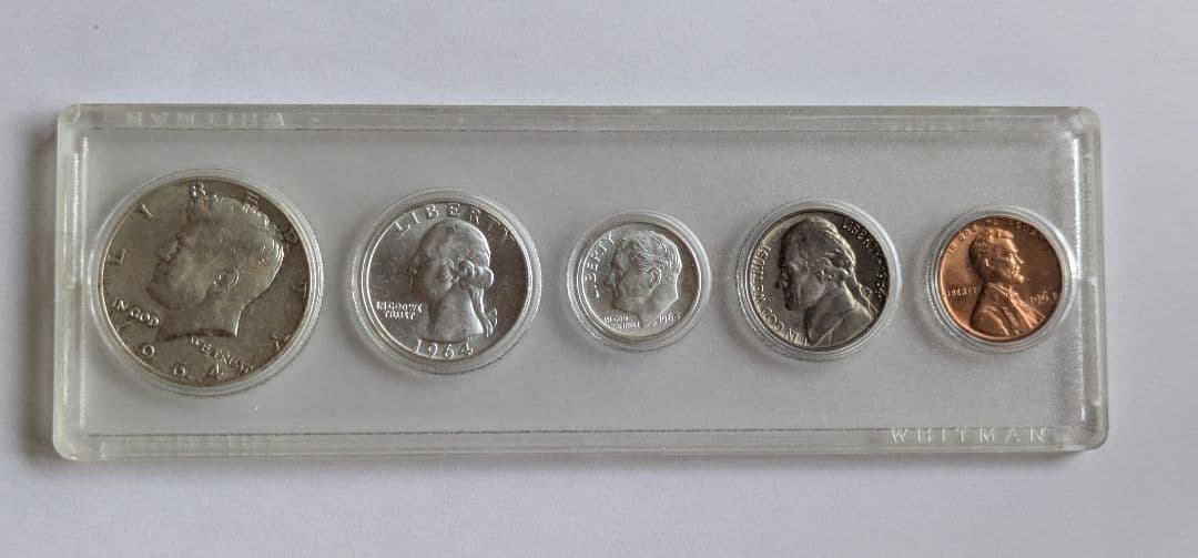 アメリカ リバティコインセット 1964年 WHITMAN 5枚セット - メルカリ