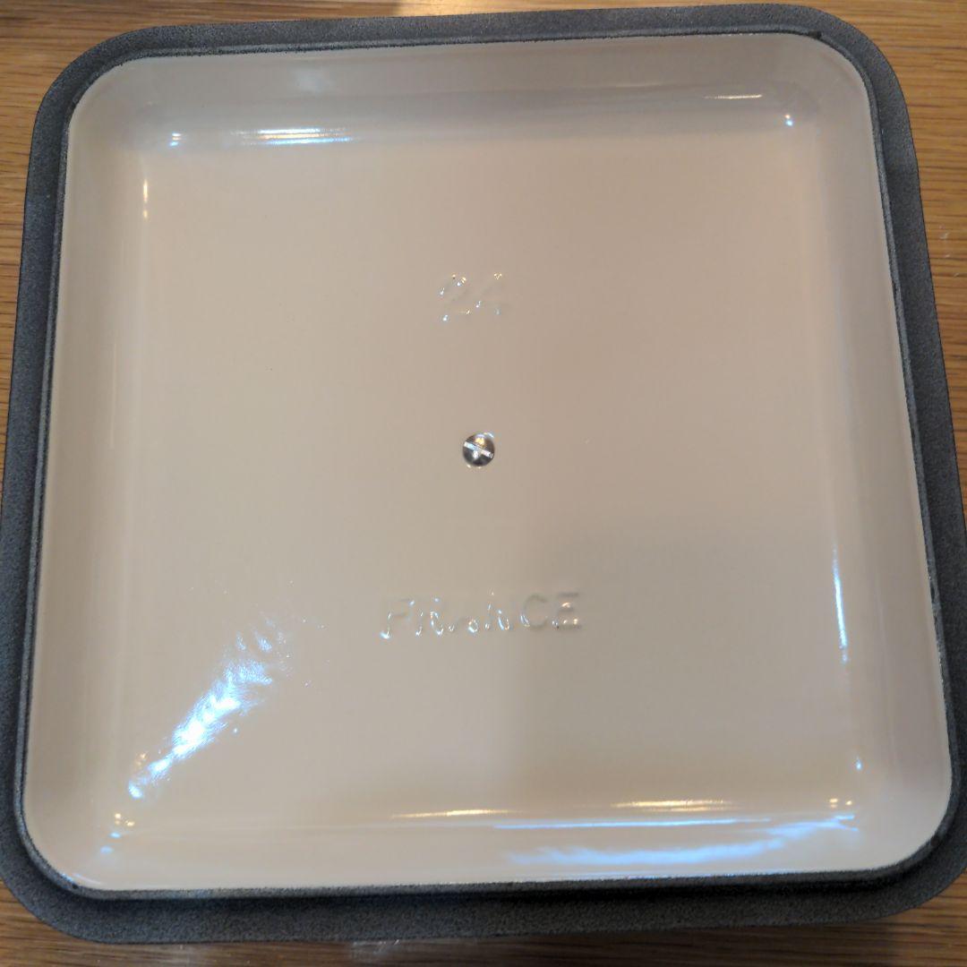 極美)LE CREUSET シグニチャー ココット スクエア シフォンピンク