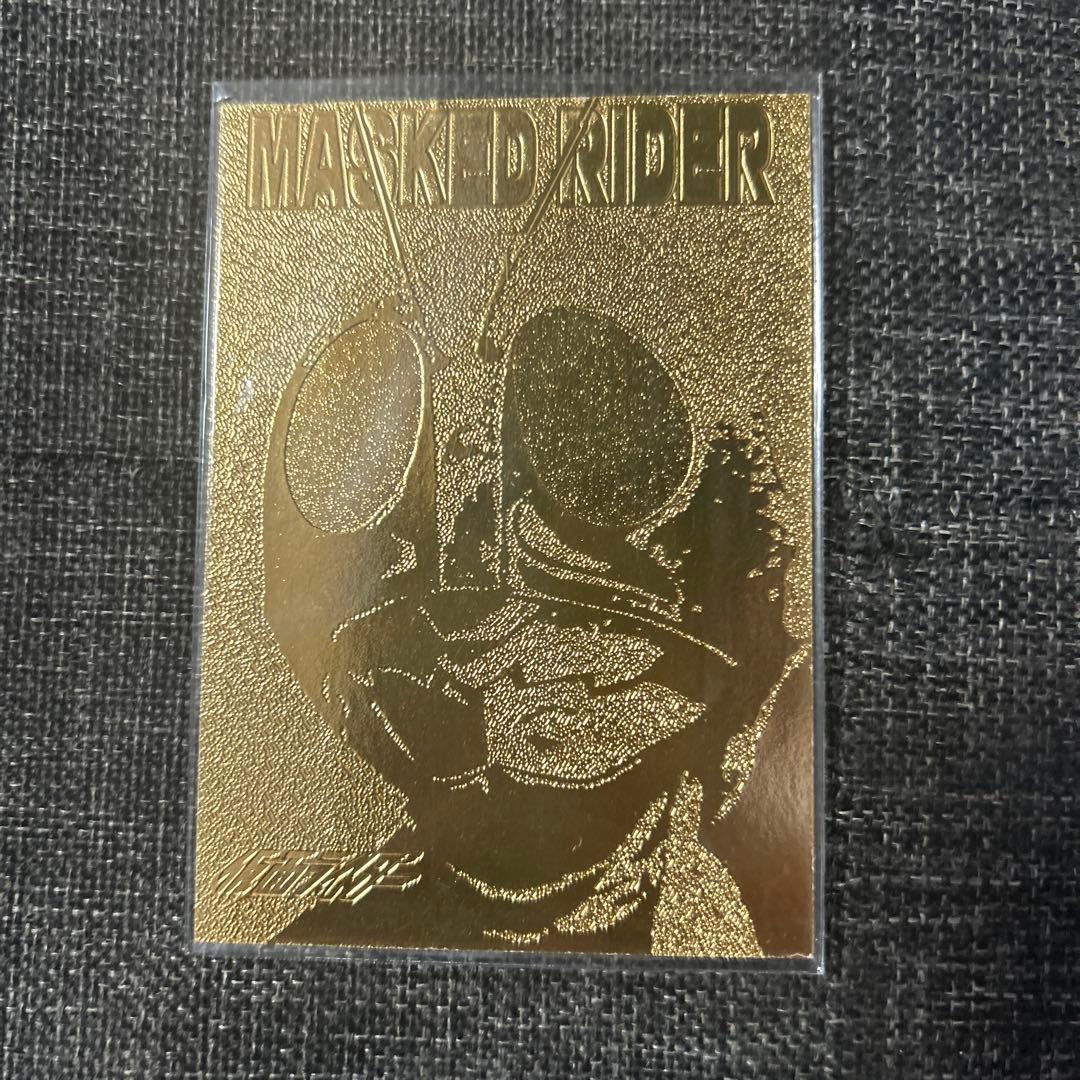 アマダ 仮面ライダー 22Kゴールド トレーディングカード - メルカリ