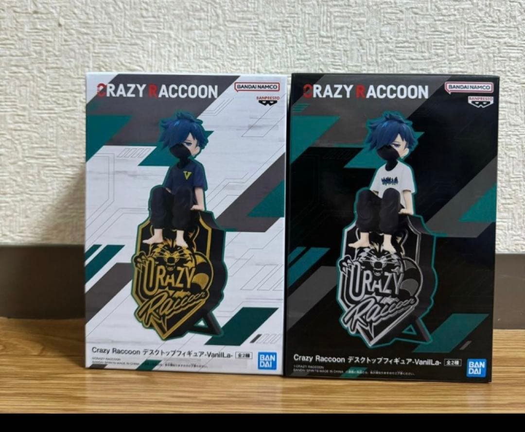 Crazy Raccoon デスクトップフィギュア VanilLa 全2種セット - メルカリ