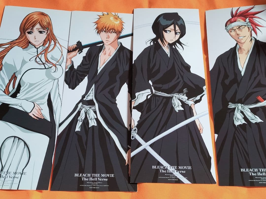 BLEACH イラストカード 4枚セット 阿散井恋次 朽木ルキア - メルカリ