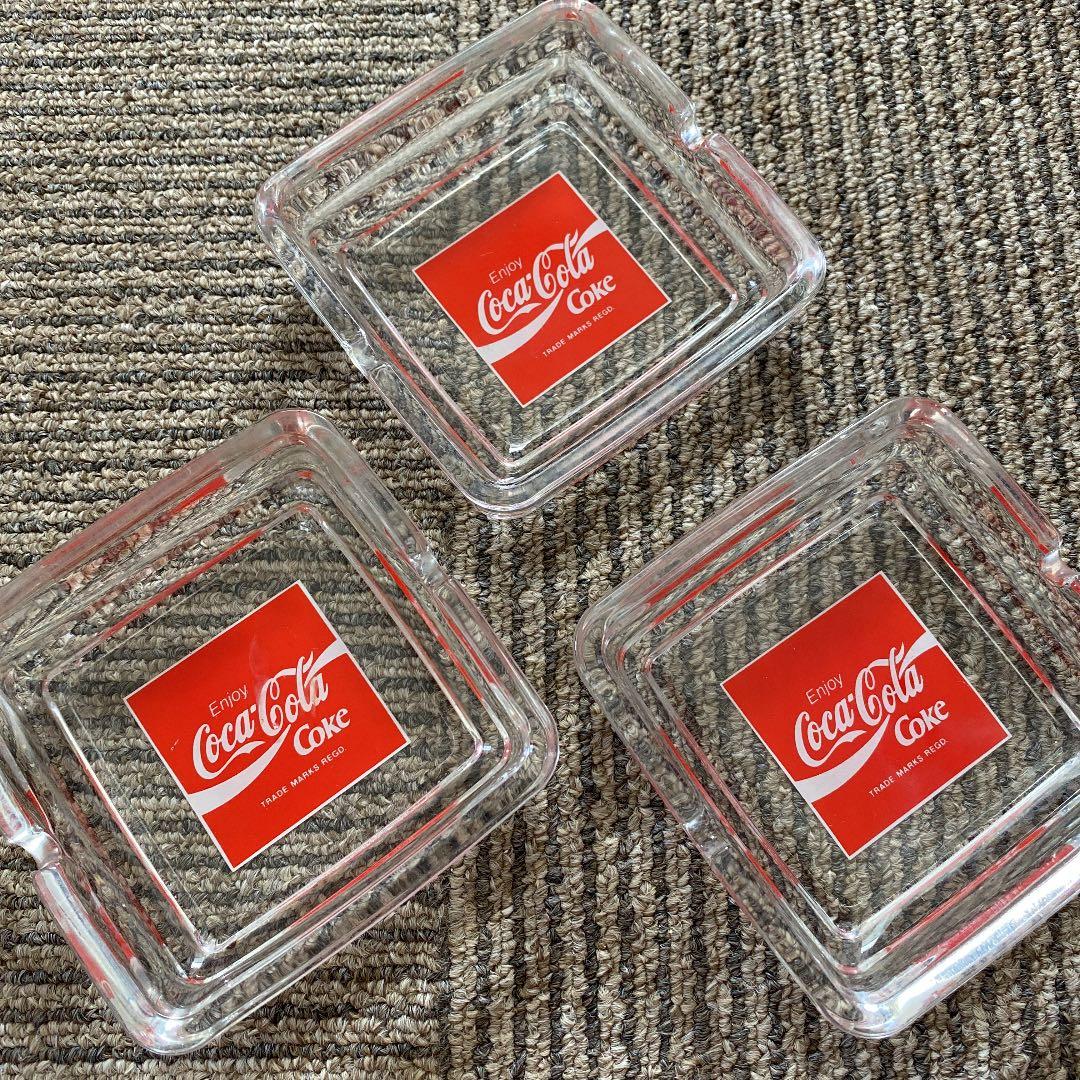 コカコーラ ガラス灰皿 - メルカリ