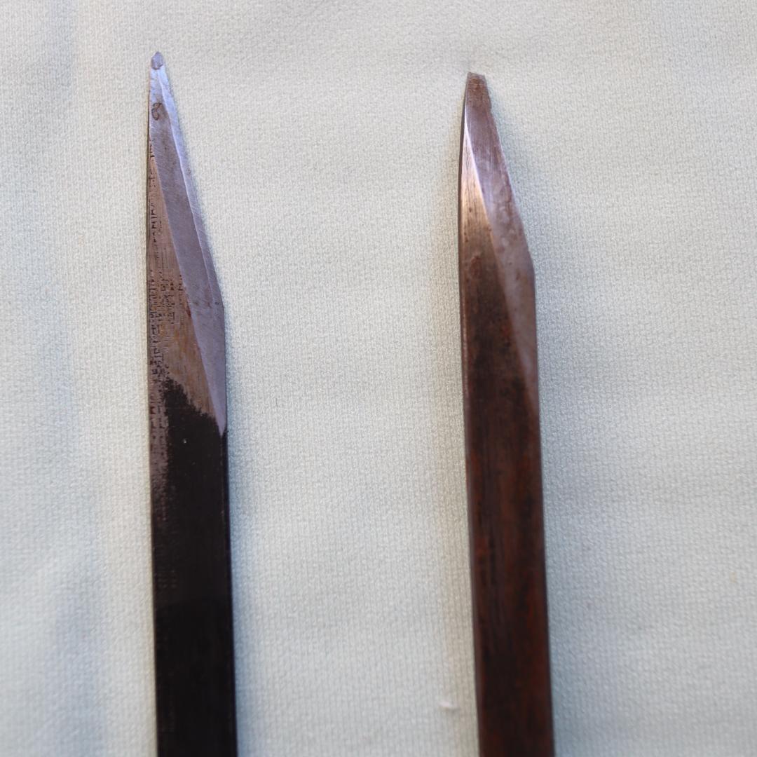 正本 ムキモノセット　全24点　坪錐10本組 　筒抜6本組　繰ヌキ3点　タズナ抜