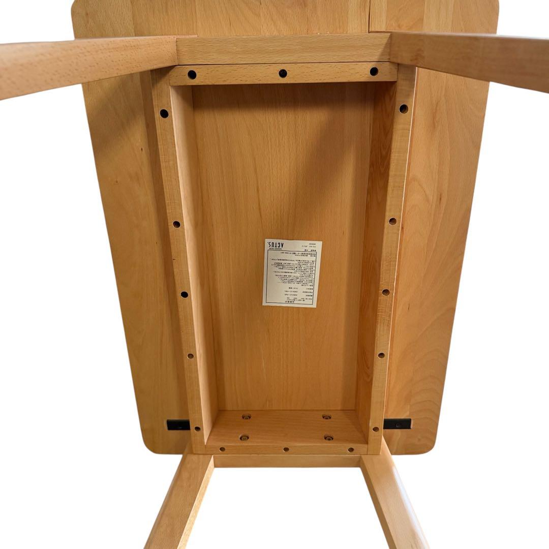 HR666 【美品レア】ACTUS &mano desk アクタス ビーチ材 - メルカリ