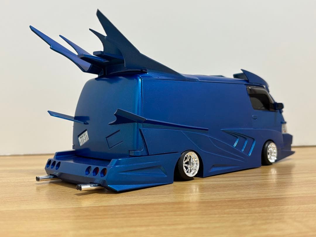 ☆*！様 アオシマ1/24ハイエースバニングカーゼルダ - メルカリ