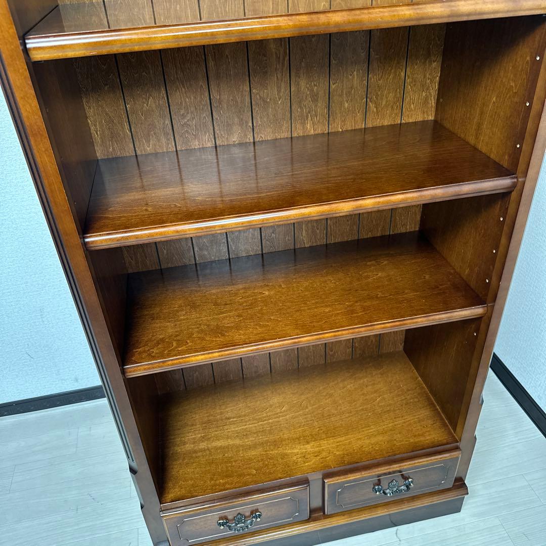 カリモク コロニアル 本棚 書棚 ブックシェルフ オープンシェルフ i1-2