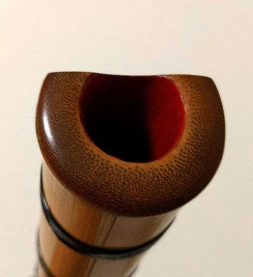 大井如水作☆貴重な一尺六寸管の尺八！100年前の名製管師の名管